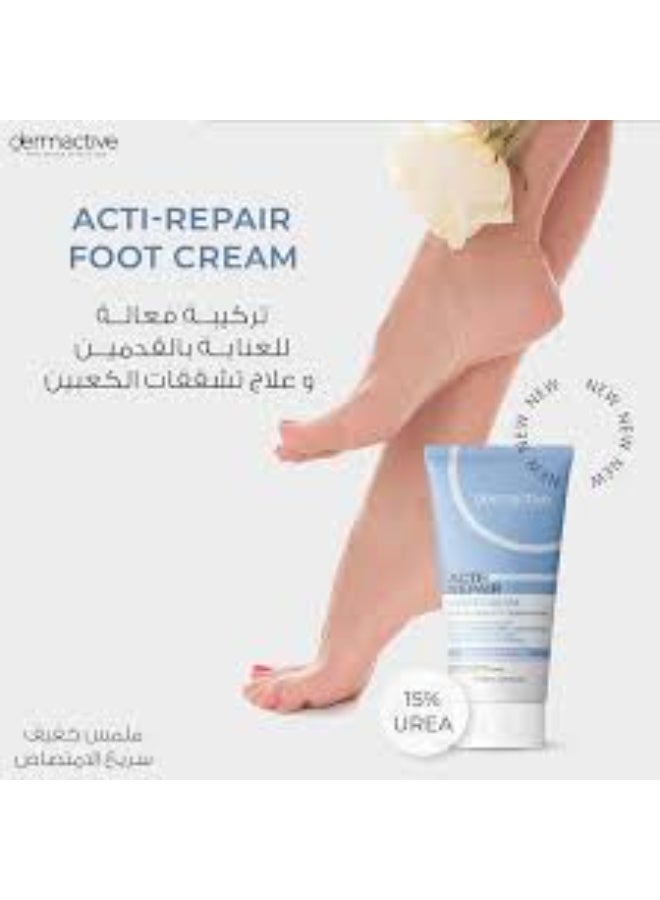 Dermactive Acti-Repair Foot Cream for Dry & Cracked Heels – 60 Ml - Image 2